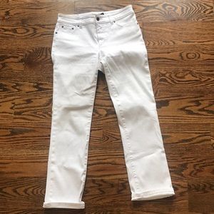 Ralph Lauren premier straight white jean
